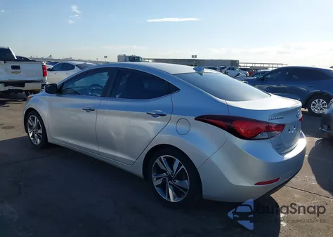 2014 Hyundai Elantra Limited from USA, damaged, VIN KMHDH4AE7EU084311